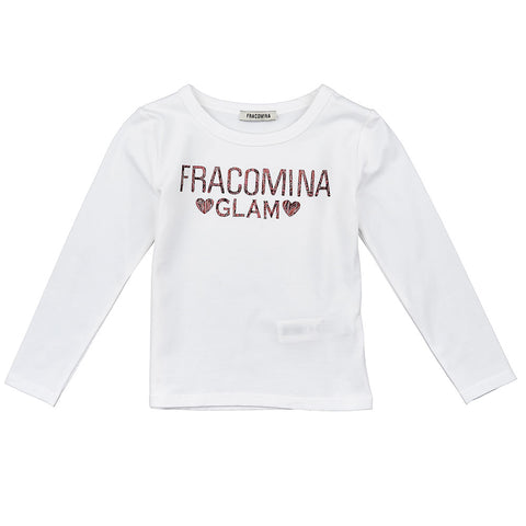 T-SHIRT PRINT FRACOMINA OFFWH - FRACOMINA - Sesso: Bambina - Colore: Bianco - Stagione: Autunno-Inverno
