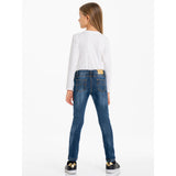 JEANS BELLA BLUEWASH - FRACOMINA - Sesso: Bambina - Colore: Blu - Stagione: Autunno-Inverno