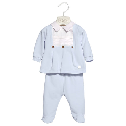 Completo Clinica Neonato - LALALU - Sesso: Bimbo - Colore: Celeste - Stagione: Primavera-Estate