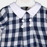 Pagliaccetto lino neo - LALALU - Colore: Blu - Stagione: Primavera-Estate