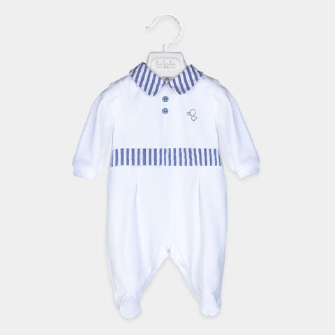 Newborn piquet onesie