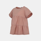Camicia in cotone operato bimb - LALALU - Sesso: Bambina - Colore: Rosa - Stagione: Primavera-Estate