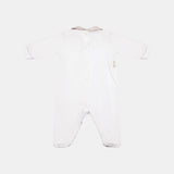 Tutina jersey neonata - LALALU - Sesso: Bambina - Colore: Bianco - Stagione: Primavera-Estate