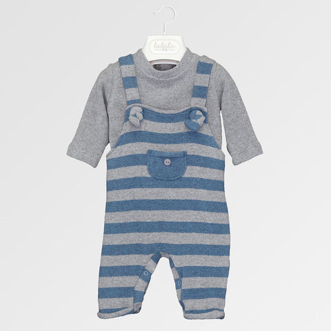 Dungarees + newborn t-shirt