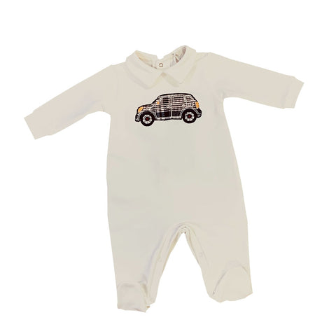 Newborn fleece onesie