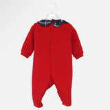 Tutina in maglia neonata - LALALU - Sesso: Bambina - Colore: Rosso - Stagione: Autunno-Inverno