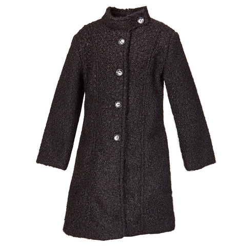 CAPPOTTO - M&amp;B FASHION - Sesso: Bambina - Colore: Nero - Stagione: Autunno-Inverno
