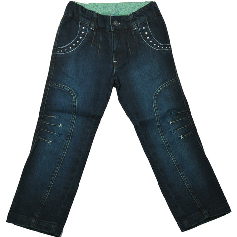 JEANS - MIRTILLO - Sesso: Bambina - Colore: Verde - Stagione: Autunno-Inverno