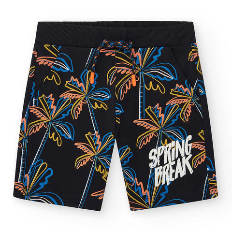 BERMUDAS SPRING SURF AND FUN - NATH KIDS - Colore: Nero - Stagione: Primavera-Estate