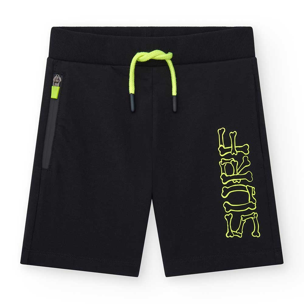 Bermuda shorts from the Nath Kids Children's Clothing Line, made of brushed fleece, in solid colo...