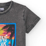 CAMISETA NAVEGAR SURF AND FUN - NATH KIDS - Colore: Grigio - Stagione: Primavera-Estate