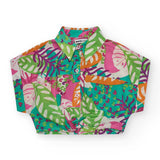 CAMISA PLANA LUANA TROPICAL VIBES - NATH KIDS - Sesso: Bambina - Colore: Verde - Stagione: Primavera-Estate