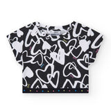 CAMISETA STEPHANY THE SUMMER DIARY - NATH KIDS - Sesso: Bambina - Colore: Nero - Stagione: Primavera-Estate