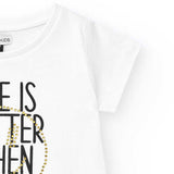 CAMISETA SMILING THE SUMMER DIARY - NATH KIDS - Sesso: Bambina - Colore: Bianco - Stagione: Primavera-Estate