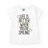 CAMISETA SMILING THE SUMMER DIARY - NATH KIDS - Sesso: Bambina - Colore: Bianco - Stagione: Primavera-Estate