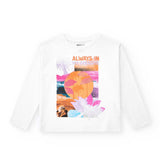 CAMISETA PUNTO MASIKA SUN LOVER - NATH KIDS - Sesso: Bambina - Colore: Bianco - Stagione: Primavera-Estate