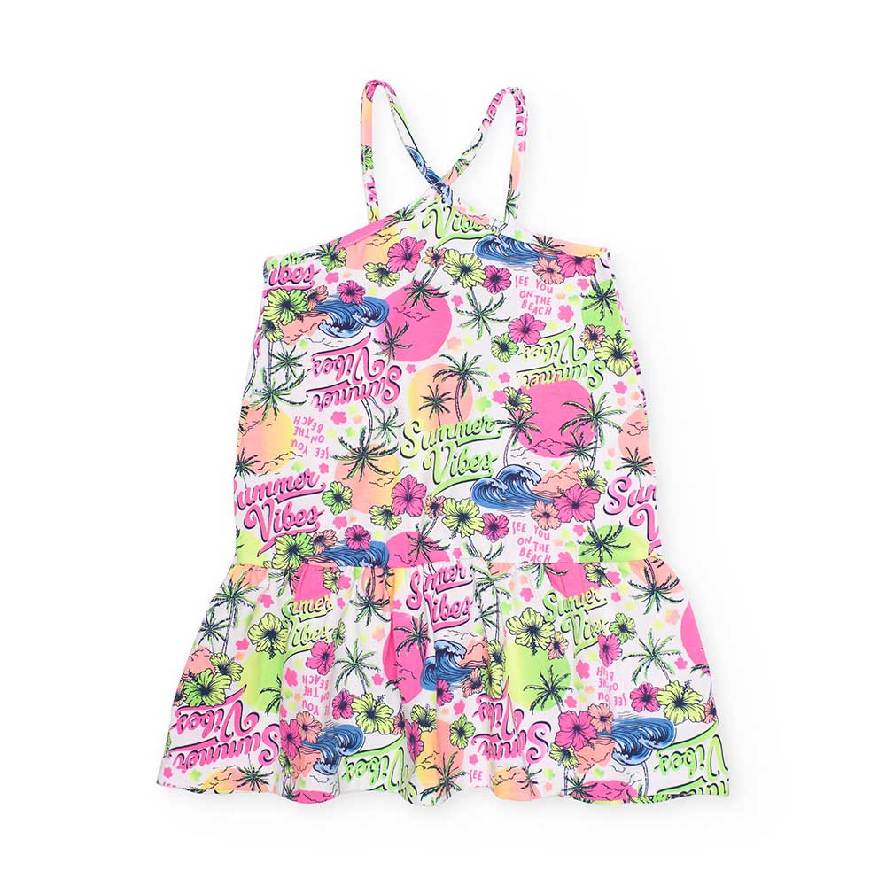 Scopri l'allegria dell'estate con l'ABITO ESTIVO della collezione Nath Kids! Colorato e vivace, q...