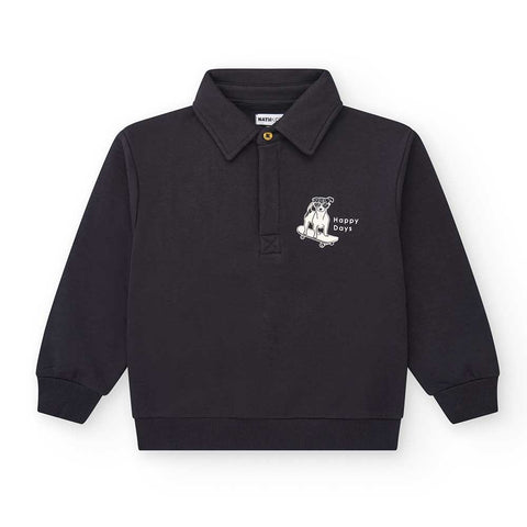 POLO SWEATSHIRT JACK PET FRIENDLY TOWN - NATH KIDS - Colore: uni - Stagione: Autunno-Inverno