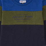 LONG SLEEVE T-SHIRT ROARSOME JURASSIC TOWN - NATH KIDS - Colore: Blu - Stagione: Autunno-Inverno