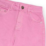 Wide Leg Twill Pants Tulip Floral Opulence