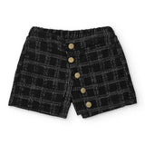 ASYMMETRIC VELVET TOP COPPELIA BLACK SWAN - NATH KIDS - Sesso: Bambina - Colore: Nero - Stagione: Autunno-Inverno