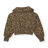 FELPA CON ZIP E PANTALONE A ZAMPA