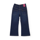 JEANS A ZAMPA CON CIONDOLO