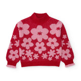 MAGLIONE FLOREALE LANA