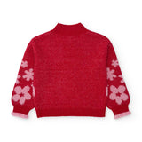 MAGLIONE FLOREALE LANA