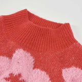 MAGLIONE FLOREALE LANA