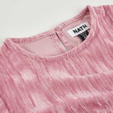 VESTITO VELLUTO ROSA