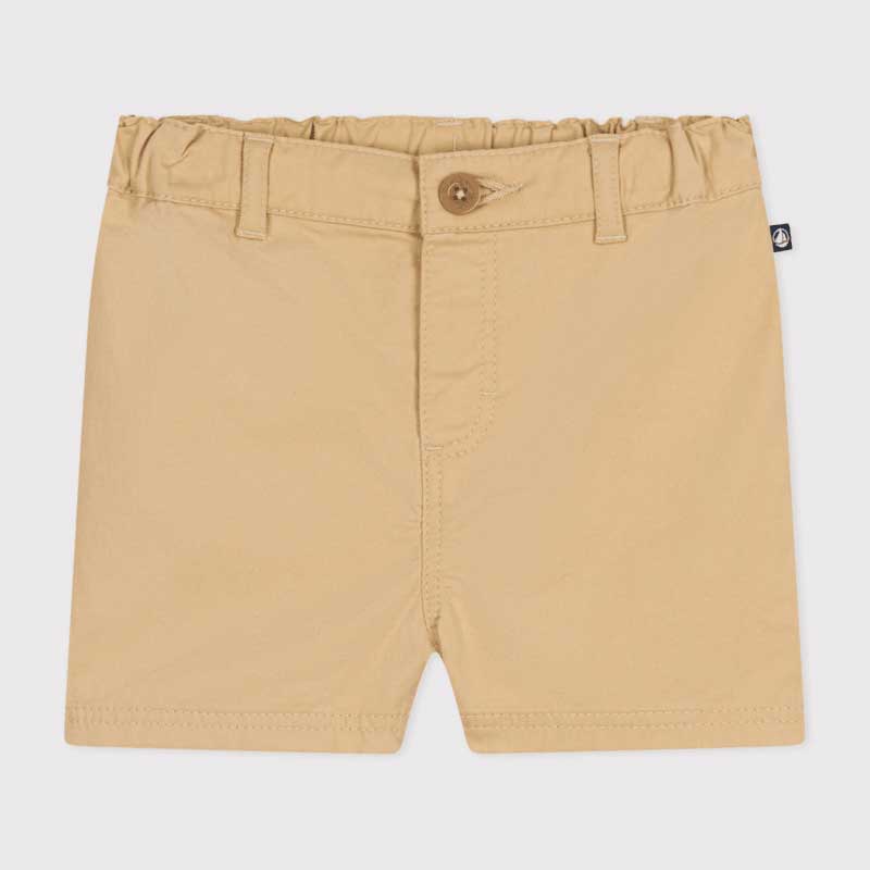 
Serge shorts from the Petit Bateau children's clothing line with comfortable elastic band, belt ...