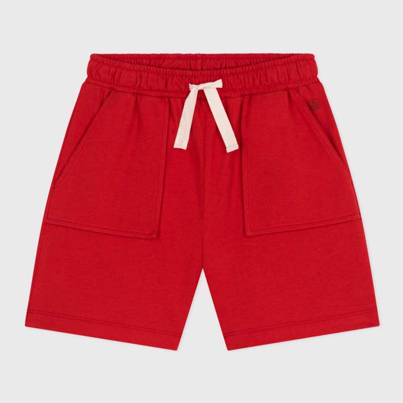 
Jersey shorts from the Petit Bateau children's clothing line with an elasticated waist adjustabl...
