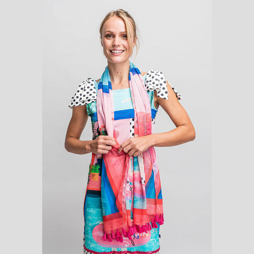 
Dress from the Rosalita Mc Gee Women's Clothing Line, with polka dot bows on the shoulder straps...