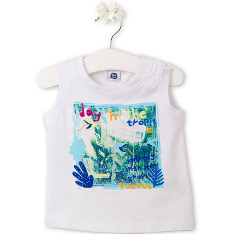 CAMISETA S/M NIÑO DEEP TROPIC - TUC TUC - Colore: uni - Stagione: Primavera-Estate