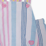 SALOPETTE POPELIN E T-SHIRT - Tuc Tuc - Sesso: Bambina - Colore: uni - Stagione: Primavera-Estate