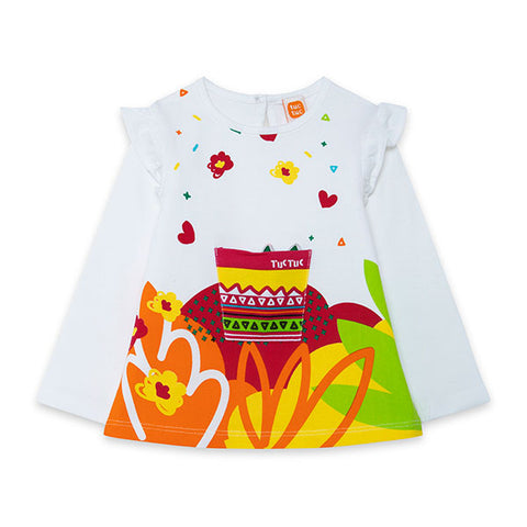 T-SHIRT JERSEY - TUC TUC - Sesso: Bambina - Colore: uni - Stagione: Primavera-Estate