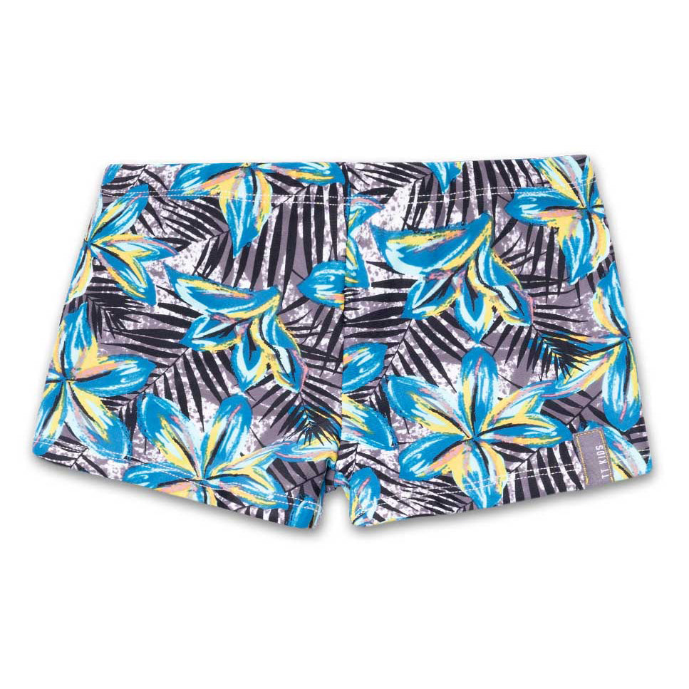 Tuc Tuc Children's Clothing Line fitted boxer shorts, with a tropical pattern.
Composition: POLYA...