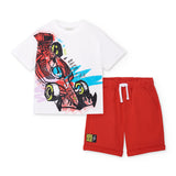 T-SHIRT AND BERMUDA SHORTS IN JERSEY FABRIC