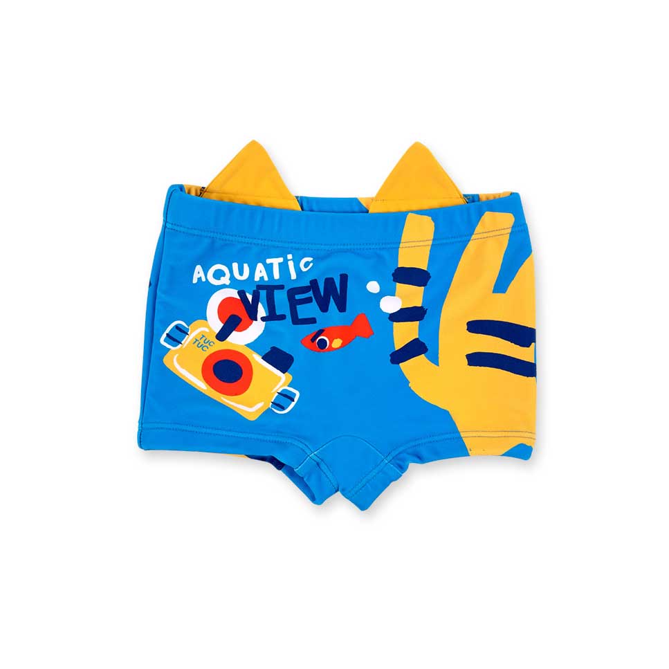 Boxer shorts for boys from the Tuc Tuc Children's Clothing Line, featuring a multicolor pattern a...