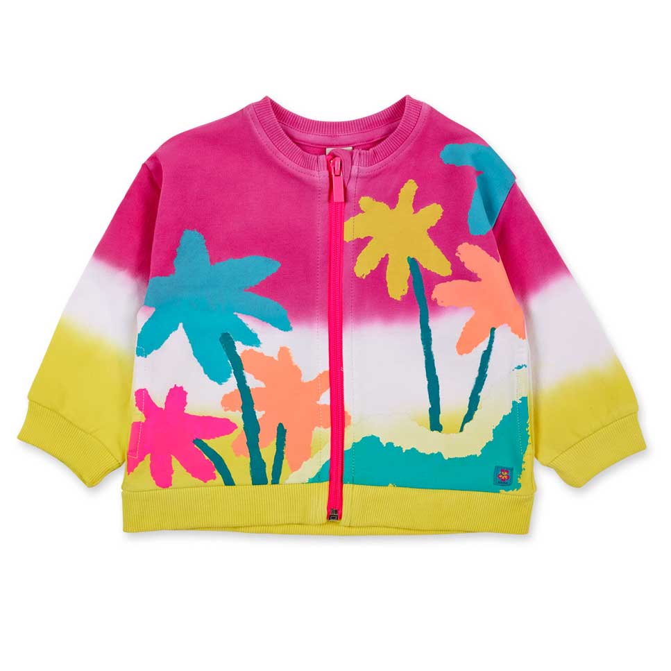 
Sweatshirt jacket from the Tuc Tuc Girls' Clothing Line, with zip closure and fluorescent color ...