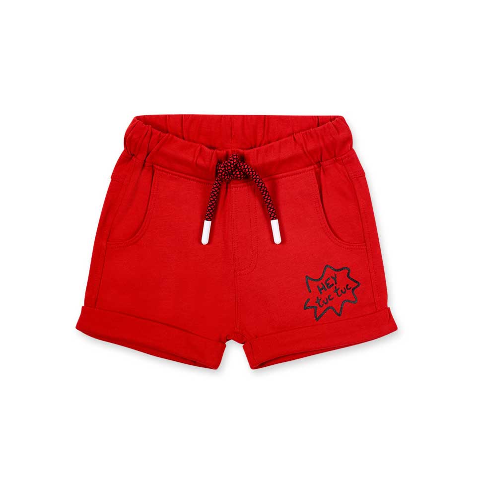 Shorts from the Tuc Tuc Children's Clothing Line, featuring small front pockets, drawstrings, and...