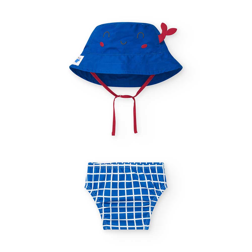 Complete set from the Tuc Tuc Children's Clothing Line, consisting of slip swimsuit and fisherman...