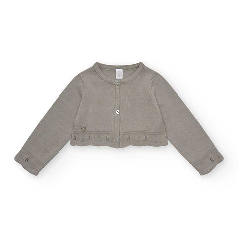 GIACCA TRICOT - Tuc Tuc - Sesso: Bambina - Colore: Grigio - Stagione: Primavera-Estate