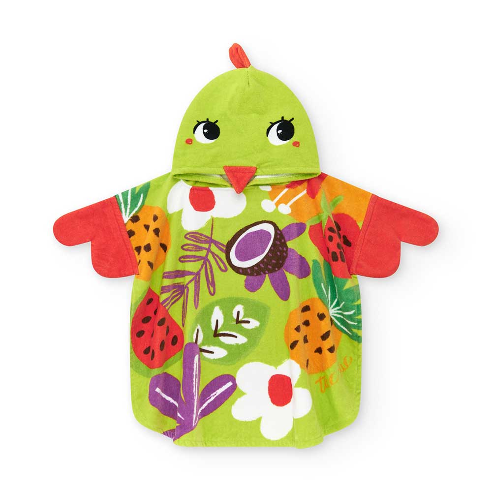 Poncho from the Tuc Tuc Girls' Clothing Line in bright colors.
Composition: 100% Cotton