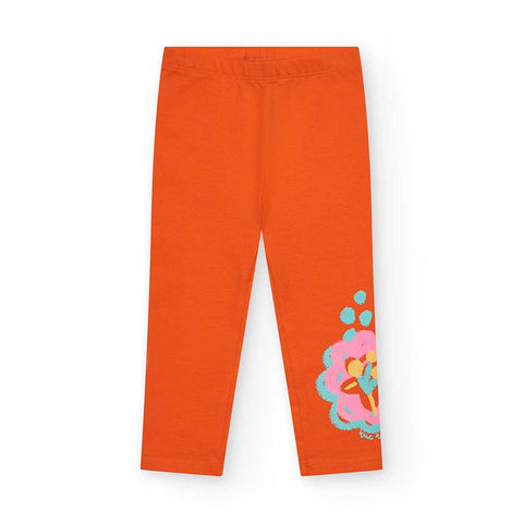 LEGGINGS JERSEY (NICE PRICE) - Tuc Tuc - Sesso: Bambina - Colore: Arancione - Stagione: Primavera-Estate
