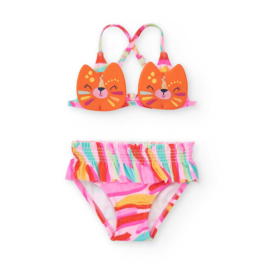 Colorful patterned bikini from the Tuc Tuc Girls' Clothing Line.
Composition: Polyamide 82%, Elas...