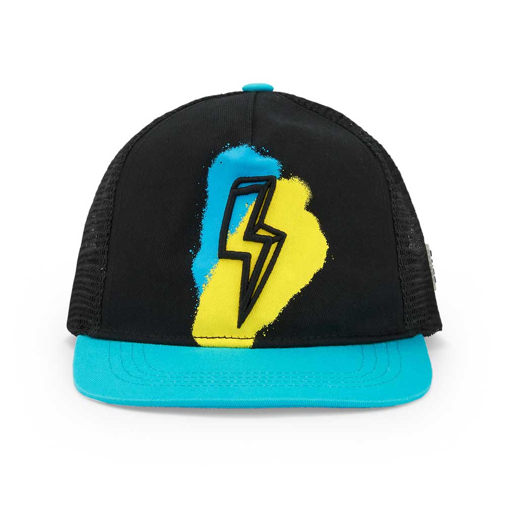Beach hat from the Tuc Tuc Children's Clothing Line, with an all-over colorful pattern.
Compositi...