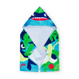 Poncho mare Tuc Tuc con design colorato e cappuccio per bambini.