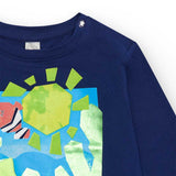 T-SHIRT JERSEY - TUC TUC - Sesso: Bambina - Colore: Blu - Stagione: Primavera-Estate
